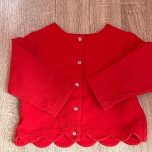 Jacadi Red Button Down Kids Shirt